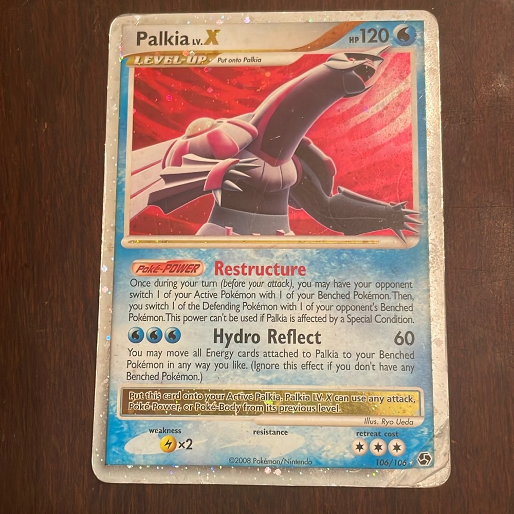 Palkia lv. X 106/106 made In 2008, Restructure.